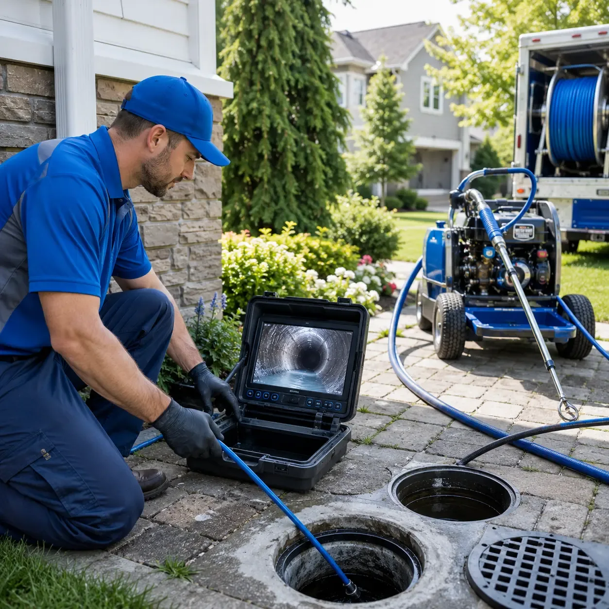 Outdoor drain cleaning professionals serving Pittsburgh, PA